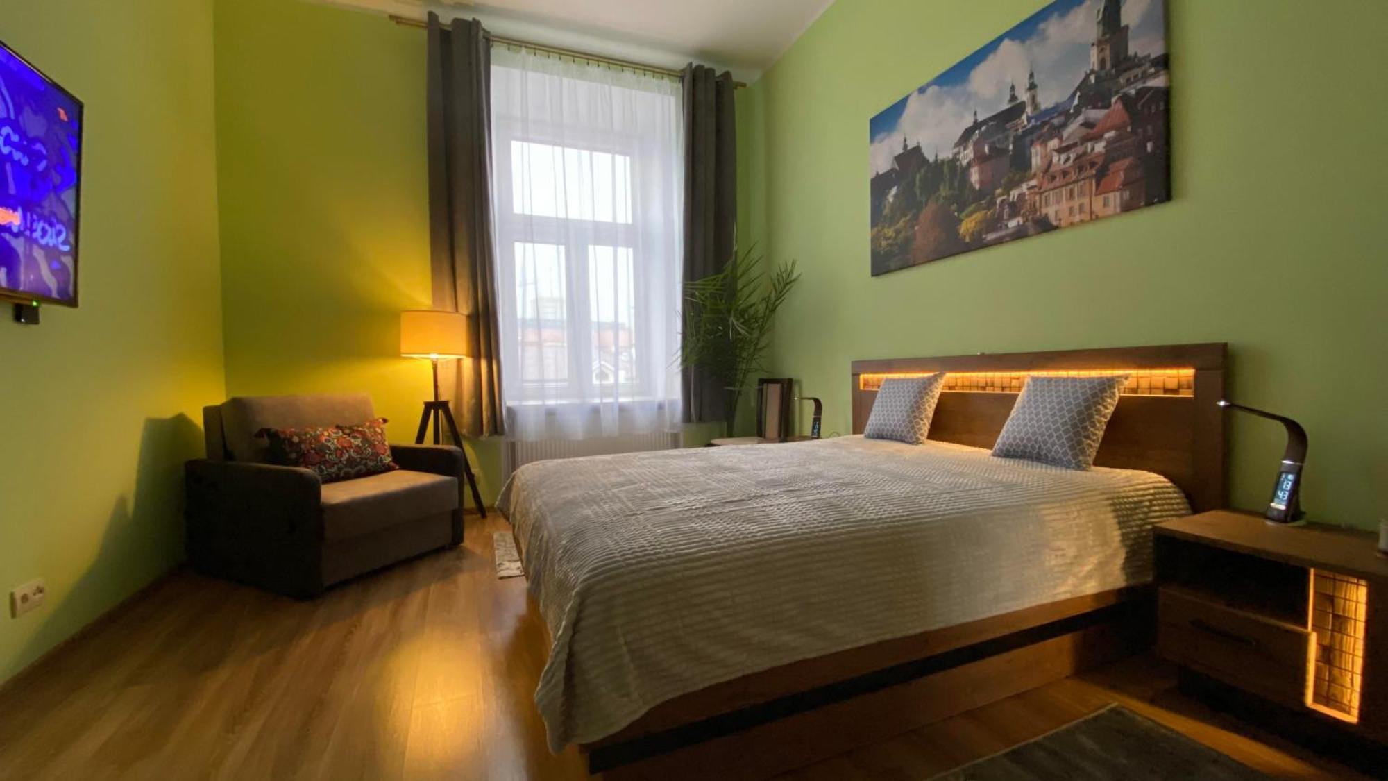Lublinbnb - Exclusive Family Apartment ------ In The Heart Of Lublin -------------------------------- Bedroom & Living Room & Kitchen المظهر الخارجي الصورة